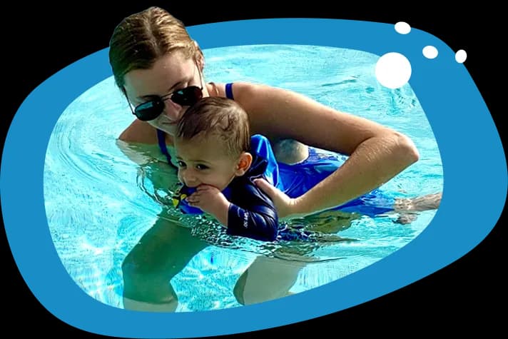 Kid Swimming Image